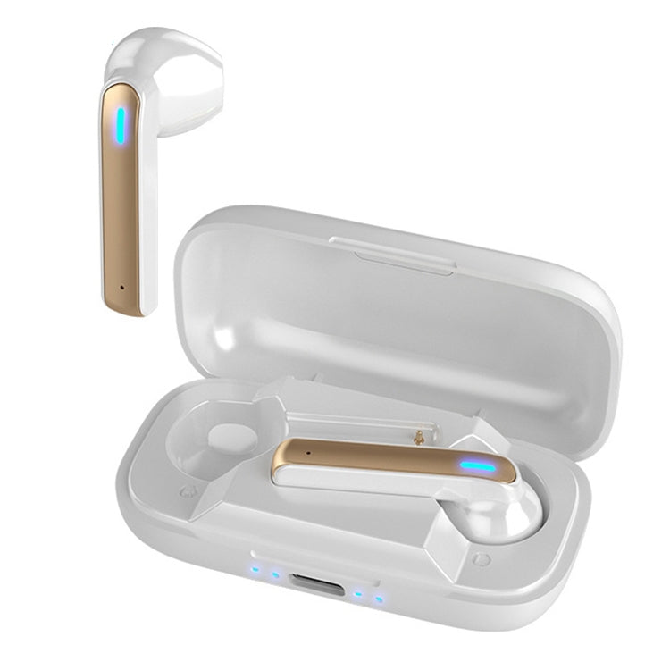 Écouteurs Bluetooth tactiles semi-intra-auriculaires BQ02 TWS avec boîtier de charge et voyant lumineux, appels HD et assistant vocal intelligent